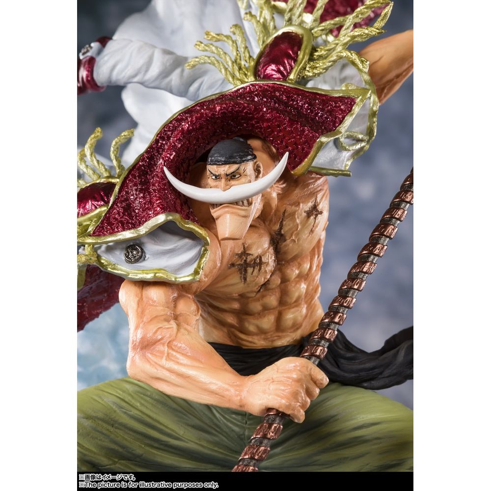 Estátua Edward Newgate Barba Branca Gura Gura No Mi: One Piece