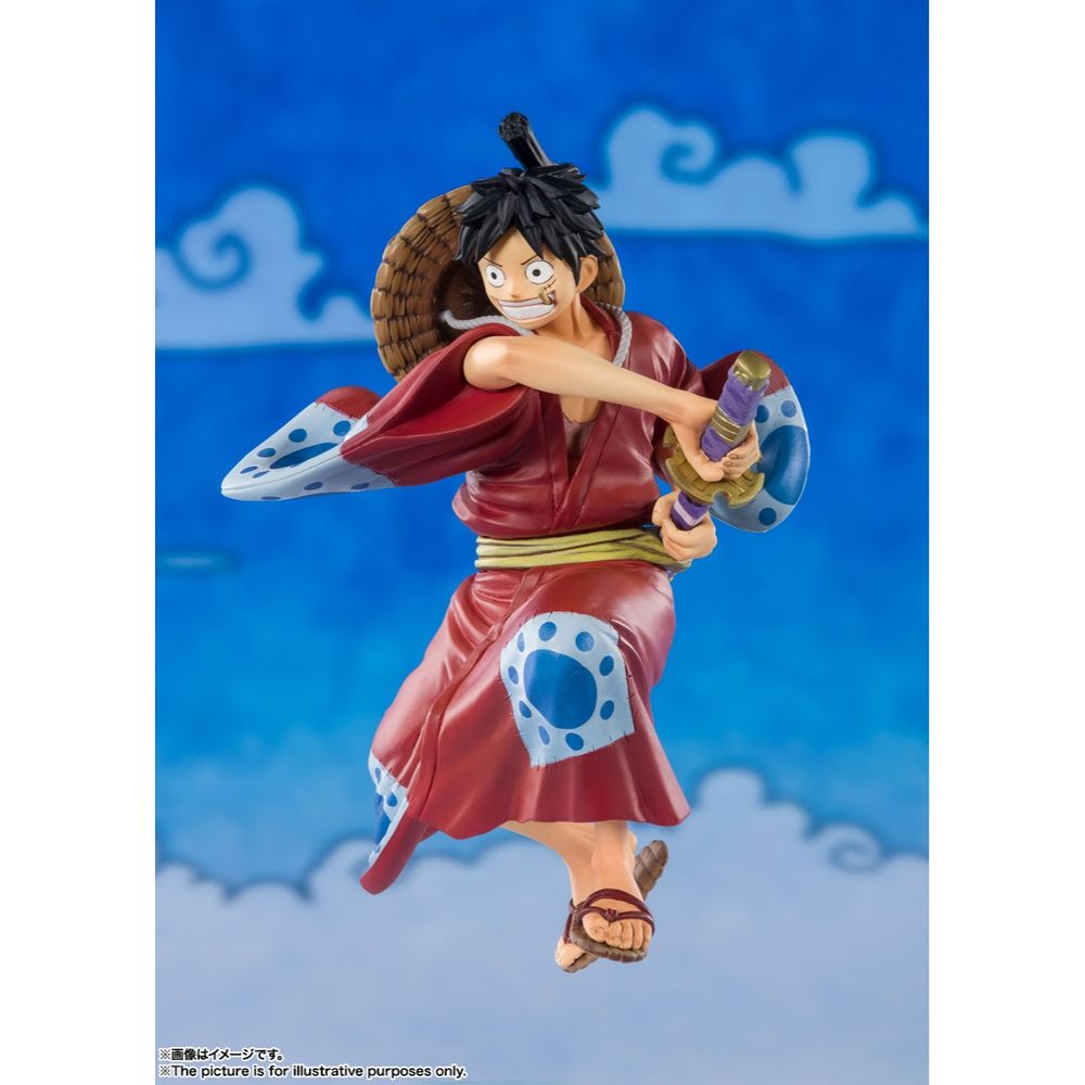 Estatua Monkey D. Luffy Haki do Armamento: One Piece - Anime Manga