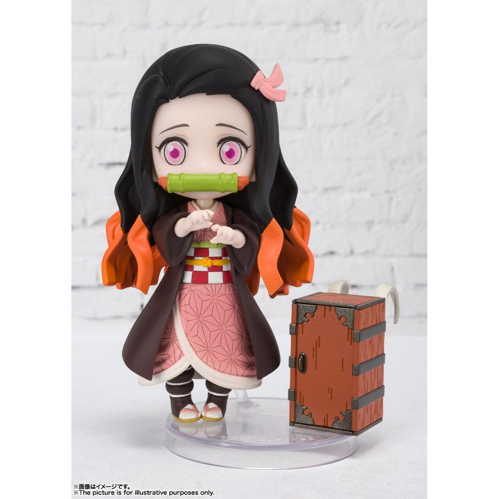 Figura Nezuko Kamado - Demon Slayer - Figuarts MINI - Bandai - lojatamashii