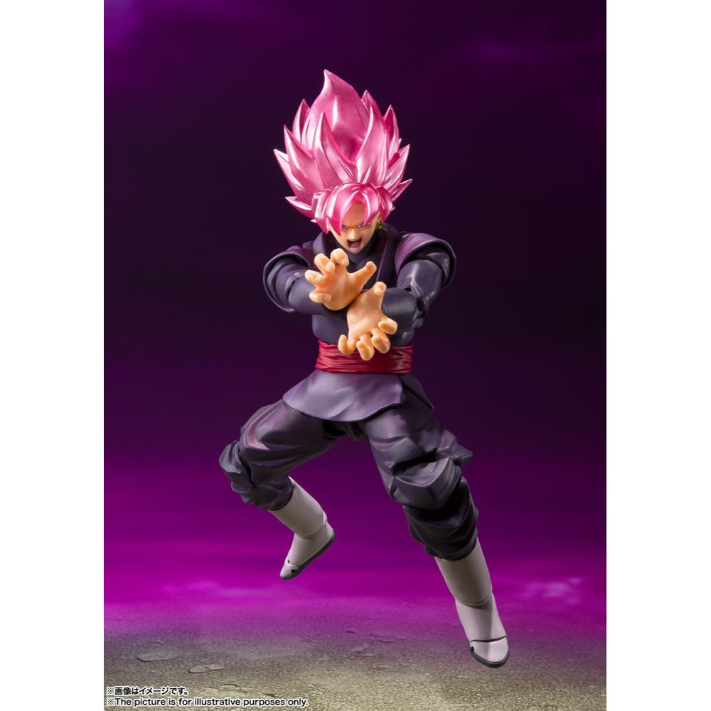 GOKU BLACK SSJ ROSE DRAGON BALL SUPER GRANDISTA COM DETALHE NO CABELO  BANPRESTO 100% ORIGINAL SEM CAIXA - ICHIBAN ACTION FIGURES