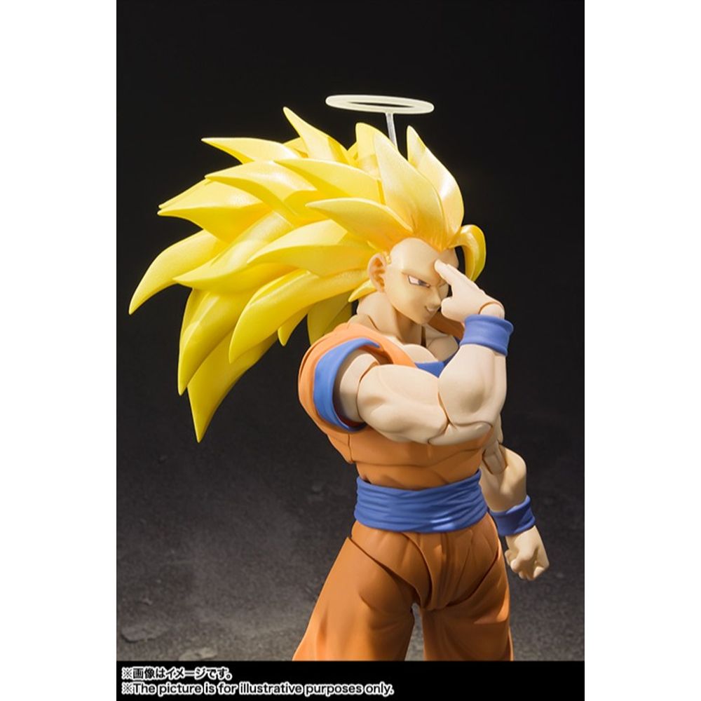 Figura Super Saiyan 3 Goku - Dragon Ball - S.H.Figuarts - Bandai