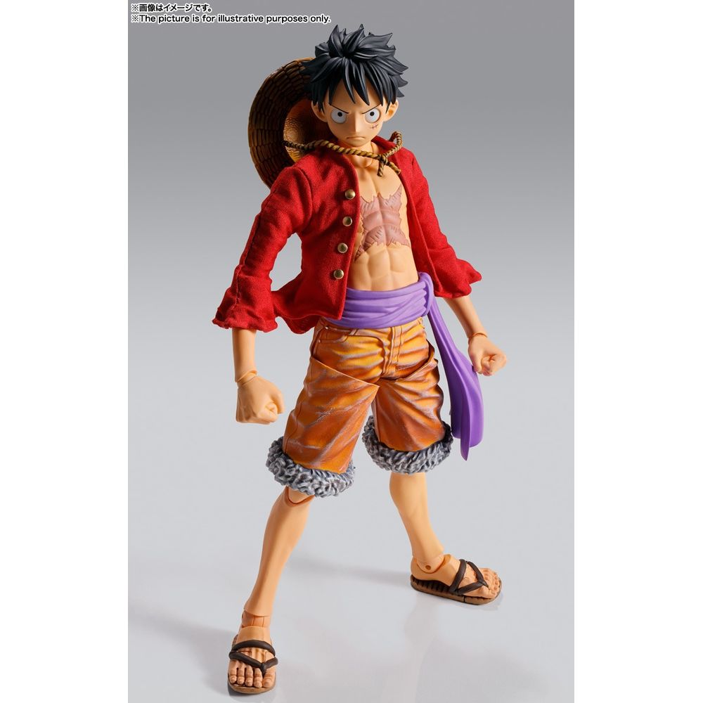 Action Figure Monkey D. Luffy Chapéu Palha One Piece Bandai