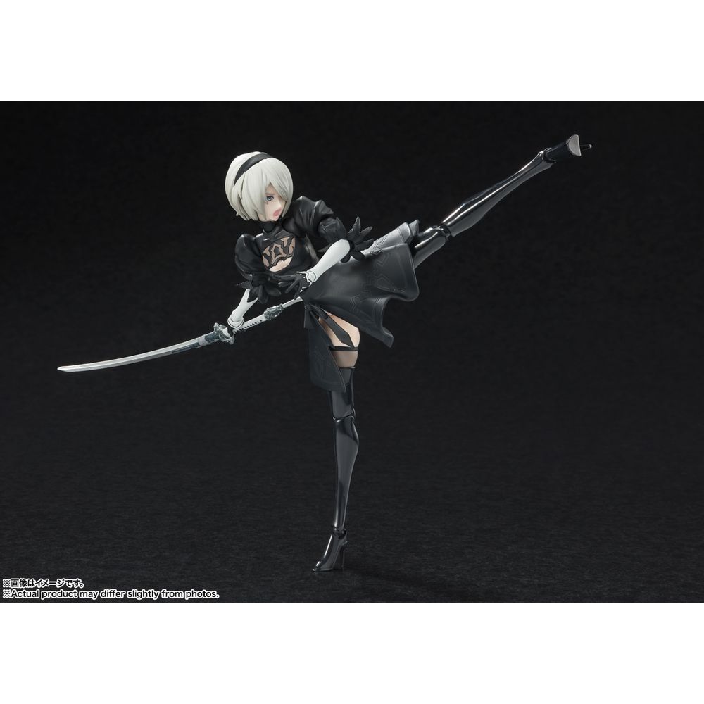 Figura 2B - Nier Autimata - SH Figuarts - Bandai - lojatamashii