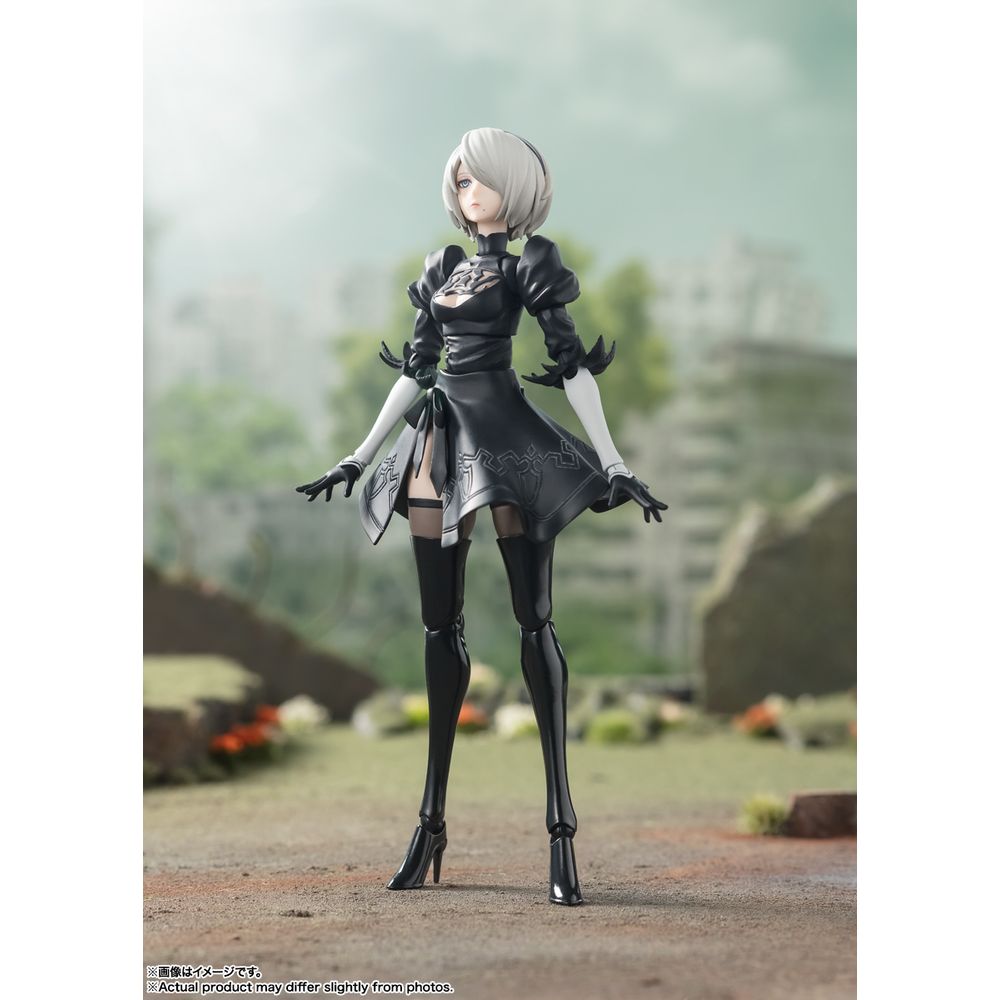 Figura 2B - Nier Autimata - SH Figuarts - Bandai - lojatamashii