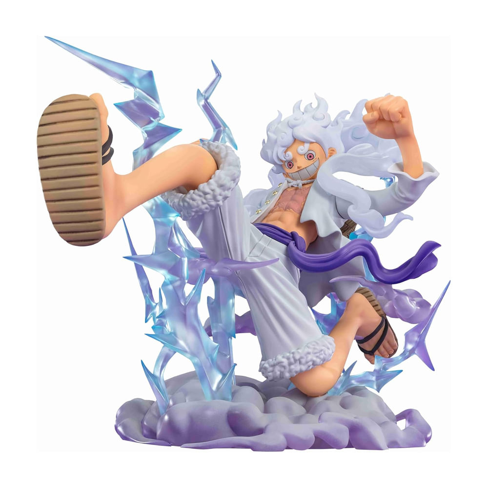 Estátua Monkey D. Luffy Gear 5 Gigant Extra Battle - One